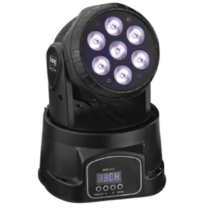 NOLEGGIO TESTA MOBILE MINI WASH LED, in affitto da Black star Service materiale audio, video e luci perle tue feste ed eventi - IL MIGLIORE