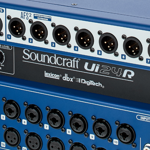 Noleggio e Affitto MIXER DIGITALE-SOUNDCRAFT UI24 presso Black Star Service srl Brescia, Bergamo, Milano, Cremona, Mantova