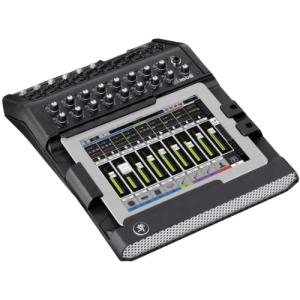 A noleggio presso il magazzino di Brescia, Mixer digitale Mackie DL 1608, affitta il mixer con tablet da Black Star Service