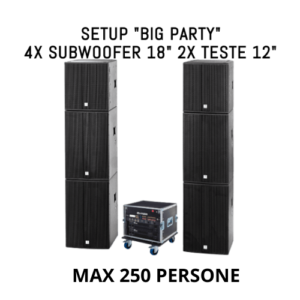 AUDIO KIT PER 300 PERSONE