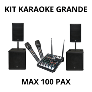 Noleggio Set Karaoke Grande - Max 100 Persone, Affitto Set Karaoke Grande - Max 100 Persone presso Black Star Service, Brescia
