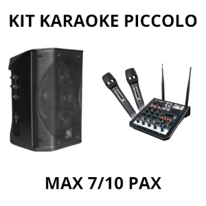 Noleggio Set Karaoke Piccolo - Fino a 7/10 Persone, Affitto Set Karaoke Piccolo - Fino a 7/10 Persone presso Black Star Service, Brescia