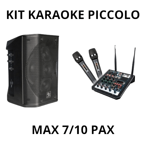 Noleggio Set Karaoke Piccolo - Fino a 7/10 Persone, Affitto Set Karaoke Piccolo - Fino a 7/10 Persone presso Black Star Service, Brescia
