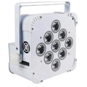 Noleggio e Affitto FARI PAR LED WI-FI A BATTERIA 9x18 RGBWA/UV - WHITE presso Black Star Service srl Brescia, Milano, Bergamo, Milano