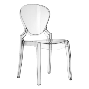 Noleggio e Affitto SEDIA GLASS TRASPARENTE presso Black Star Service srl Brescia, Milano, Bergamo, Cremona, Mantova, Lago d'Iseo