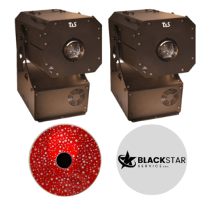 Noleggio e Affitto KIT 2 PROIETTORI ARCHITETTURALI CON GOBO CUSTOM E NATALIZIO presso Black Star Service srl Brescia, Bergamo, Milano, Cremona