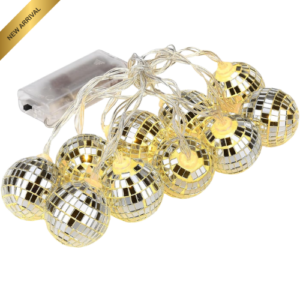 Noleggio e Affitto STRINGA LED - 10 MIRRORBALLS presso Black Star Service srl Brescia, Bergamo, Milano, Cremona, Mantova, Lago d'Iseo