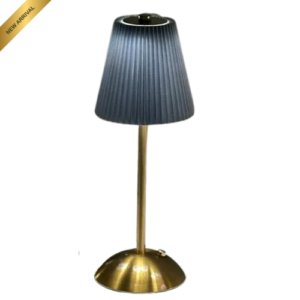 Noleggio e Affitto LAMPADA DA TAVOLO - PARALUME TESSUTO - BLU presso Black Star Service srl Brescia, Bergamo, Milano, Cremona, Mantova