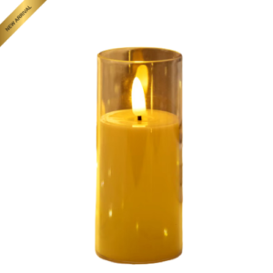 Noleggio e Affitto CANDELA ELETTRICA LED - VETRO presso Black Star Service srl Brescia, Bergamo, Milano, Cremona, Mantova, Lago d'Iseo