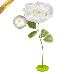 Noleggio e Affitto FIORE LUMINOSO - ARTIFICIALE - BIANCO - 90cm presso Black Star Service srl Brescia, Bergamo, Milano, Cremona, Mantova, Lago d'Iseo