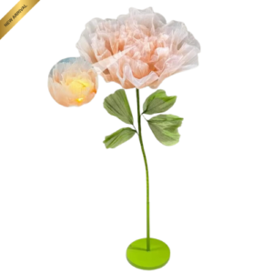 Noleggio e Affitto FIORE LUMINOSO - ARTIFICIALE - ROSA CHIARO - 90cm presso Black Star Service srl Brescia, Bergamo, Milano, Cremona, Mantova, Lago d'Iseo