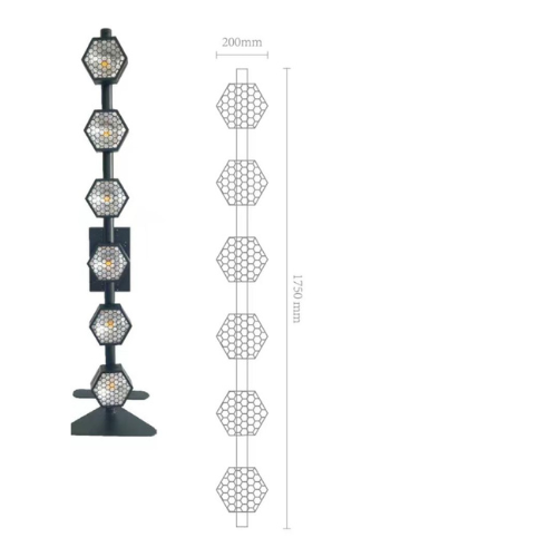 Noleggio e Affitto LAMPADA RGB - PORTMAN P2 Dmx 6ch. 1380w presso Black Star Service srl Brescia, Bergamo, Milano, Cremona, Mantova