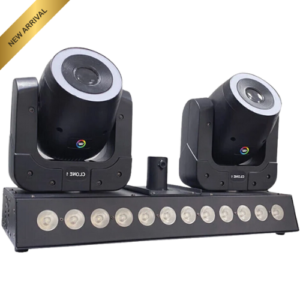 Noleggio e Affitto SISTEMA TWIN TESTE MOBILI LED + BARRA WASH 300W presso Black Star Service srl Brescia, Milano, Bergamo, Milano