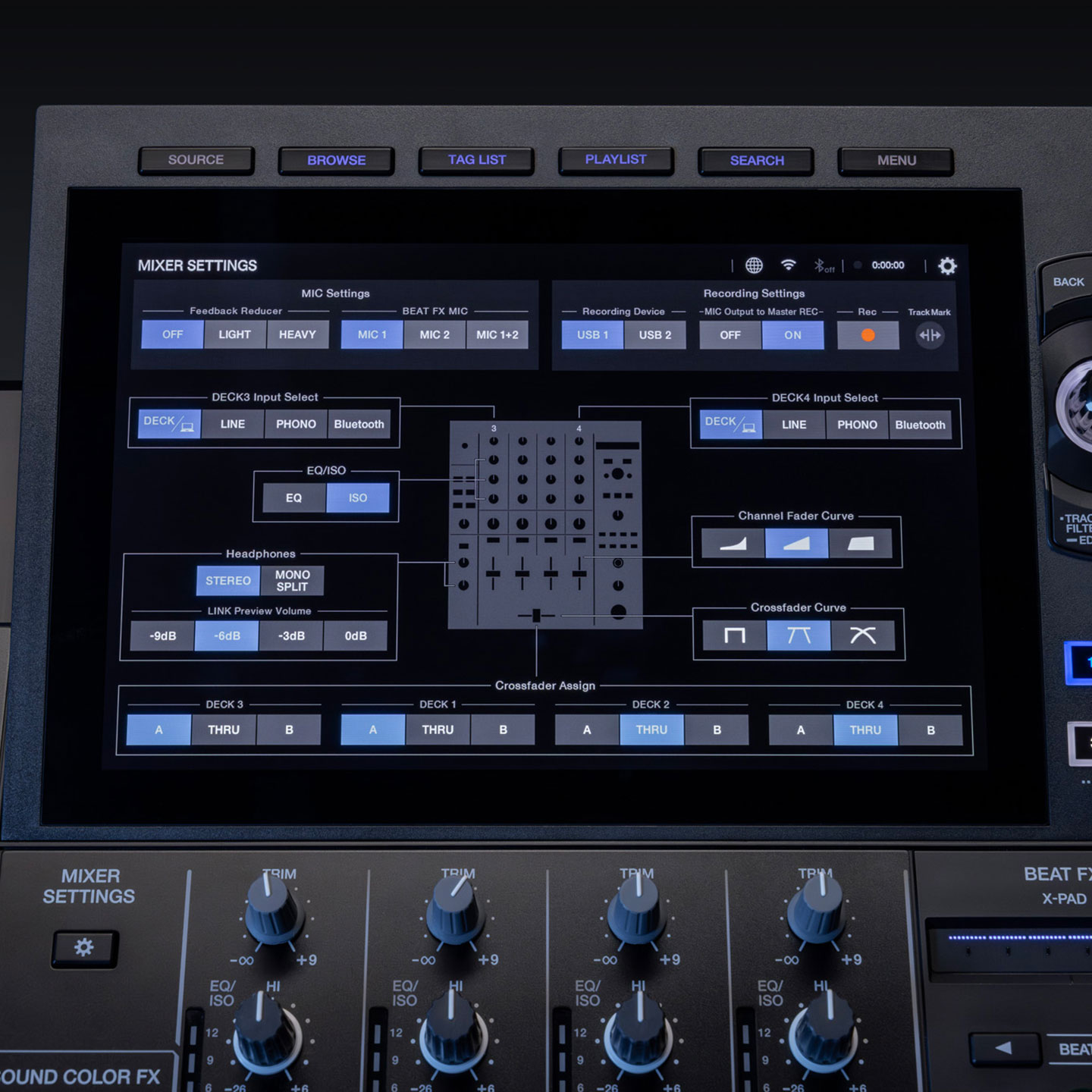 Noleggio e Affitto CONSOLE ALL IN ONE - XDJ-AZ ALPHA-THETA presso Black Star Service srl Brescia, Bergamo, Milano, Cremona
