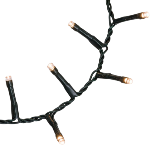 GHIRLANDA LUMINOSA 9,1m – 432 LED BIANCO CALDO - immagine 4