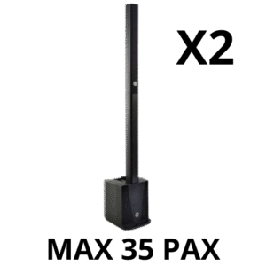 SISTEMA AUDIO VERTICALE - ANT B-TWIG 8 MOBILE - MAX 35 PERSONE