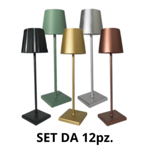 SET LAMPADE DA TAVOLO - MODELLO POLDINA