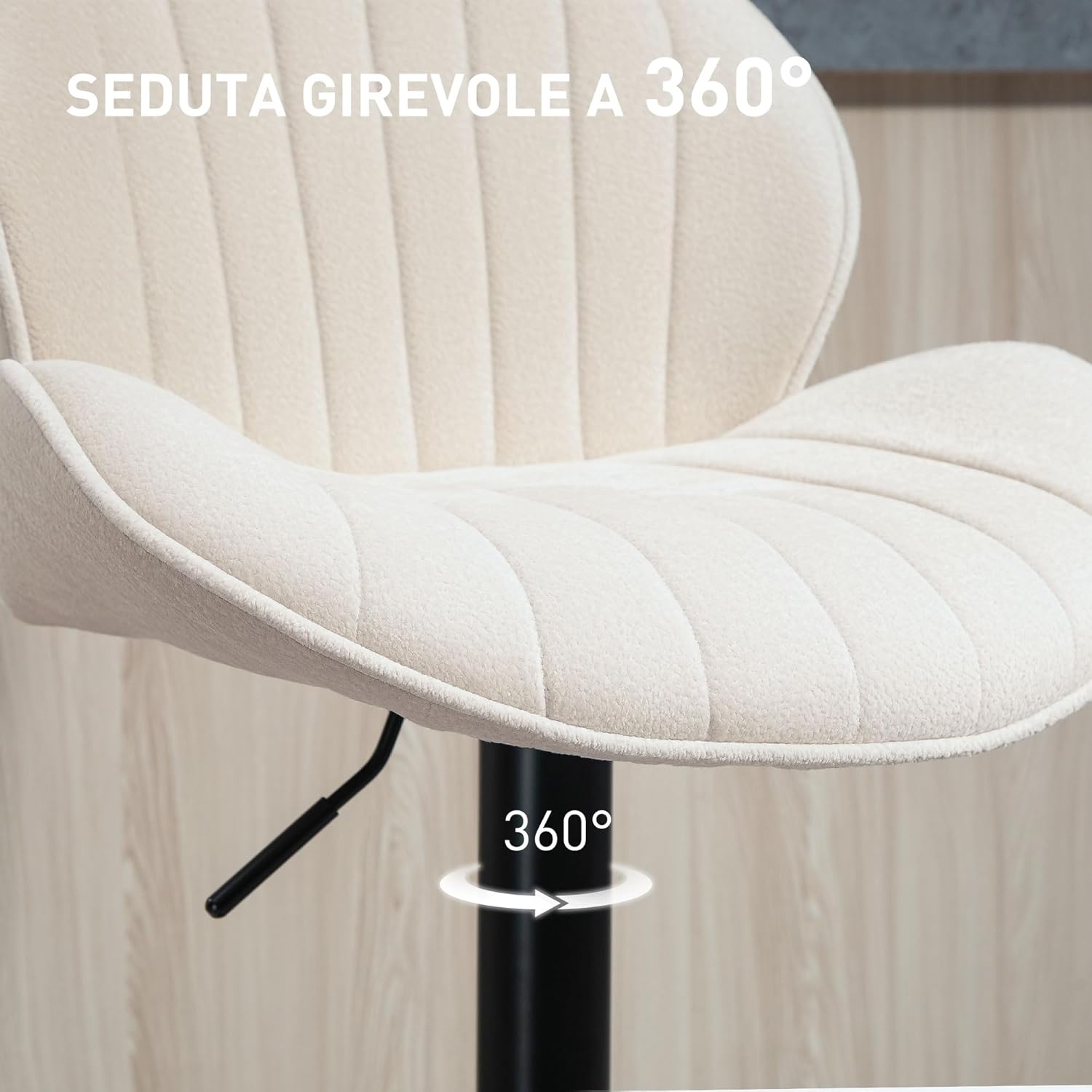 SGABELLO IN TESSUTO CON ALTEZZA REGOLABILE - immagine 3