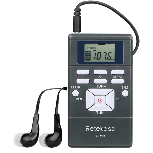 Retekess PR13 Ricevitore FM Portatile