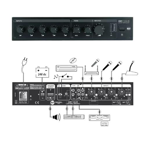 Amplificatore RCF AM1122-N - immagine 3