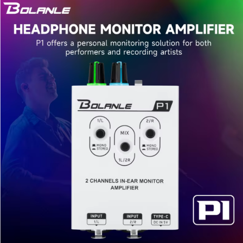 Amplificatore per Cuffie Bolanle P1 – 2 Canali - immagine 2