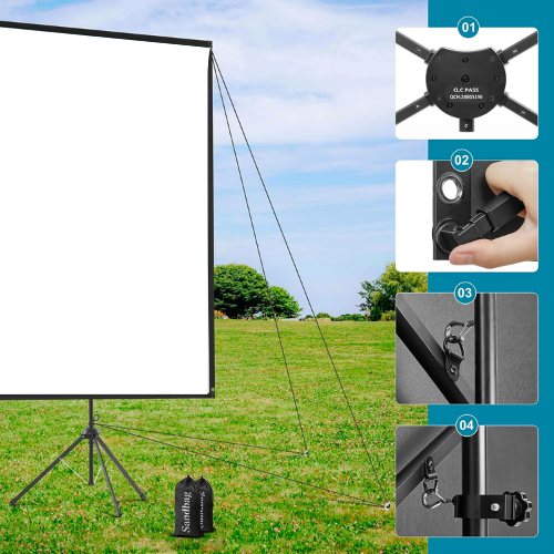 Telo Proiezione con Treppiedi 398 x 224 cm - immagine 3