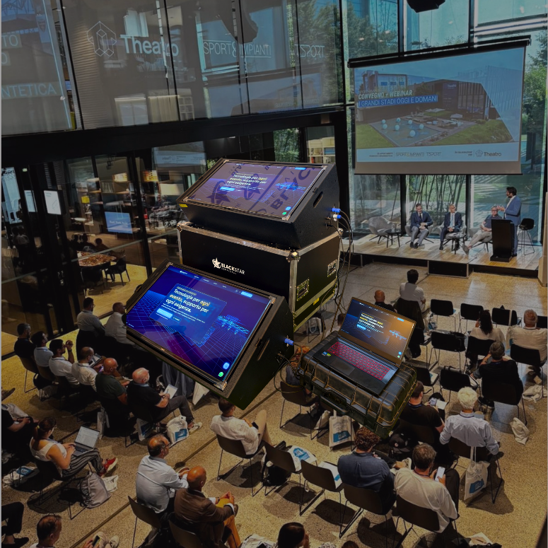 Teleprompter/Gobbo per TV 43” per conferenze e presentazioni